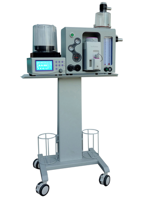 D'O2 + d'air de manuel unité de ventilateur de machine d'anesthésie de gaz semi avec le réservoir absorbant du CO2 1000ml